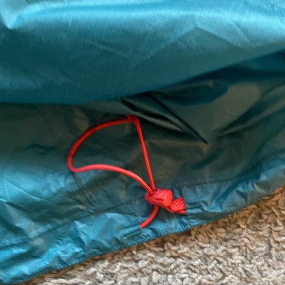 Patagonia Jacket Womens Medium Blue Hooded Windbreaker Full Zip Outdoor Polyamid - Picture 14 of 16